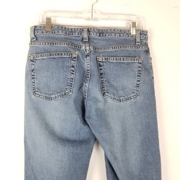 Gap Jeans Womens 10 Long Bootcut Y2K Medium Wash Cotton‎ Denim - Picture 9 of 9
